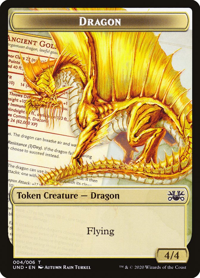 Beeble // Dragon Double-Sided Token [Unsanctioned Tokens] | Gear Gaming Fayetteville