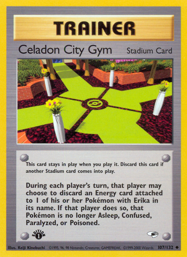 Celadon City Gym (107/132) [Gym Heroes 1st Edition] | Gear Gaming Fayetteville