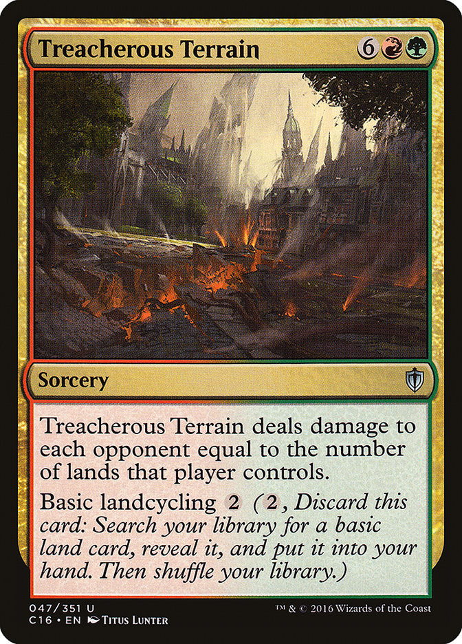 Treacherous Terrain [Commander 2016] | Gear Gaming Fayetteville