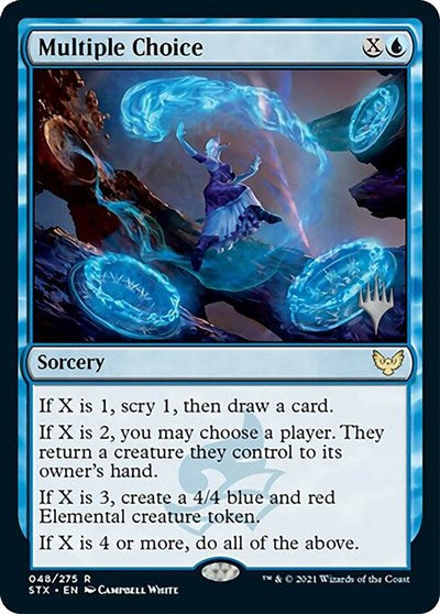 Multiple Choice (Promo Pack) [Strixhaven: School of Mages Promos] | Gear Gaming Fayetteville