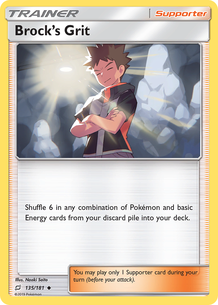 Brock's Grit (135/181) [Sun & Moon: Team Up] | Gear Gaming Fayetteville