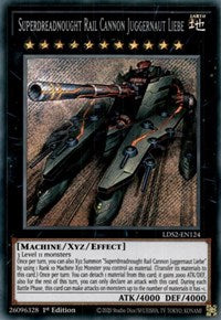 Superdreadnought Rail Cannon Juggernaut Liebe [LDS2-EN124] Secret Rare | Gear Gaming Fayetteville