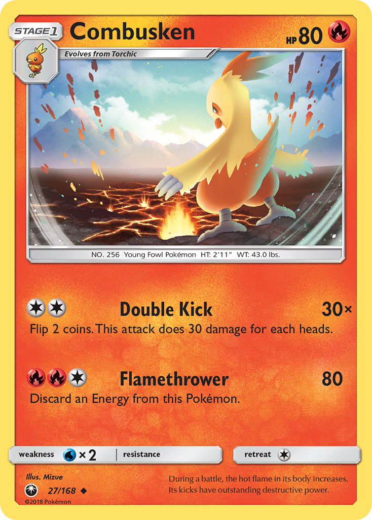 Combusken (27/168) [Sun & Moon: Celestial Storm] | Gear Gaming Fayetteville