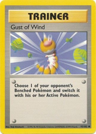 Gust of Wind (93/102) [Base Set Unlimited] | Gear Gaming Fayetteville