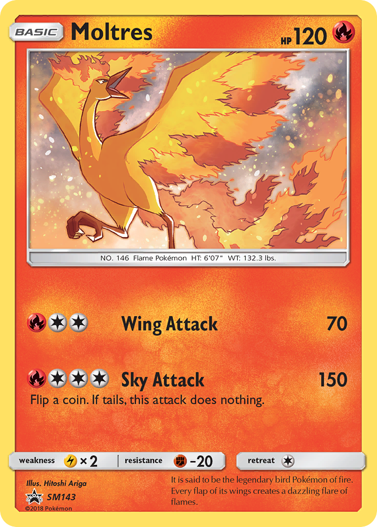Moltres (SM143) [Sun & Moon: Black Star Promos] | Gear Gaming Fayetteville