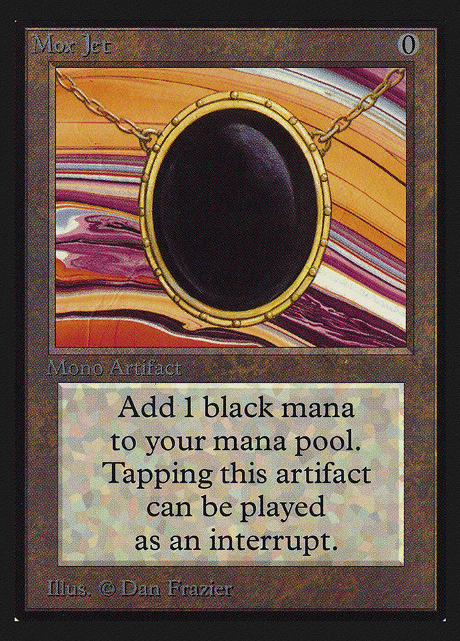 Mox Jet (Black Stone) [International Collectors' Edition] | Gear Gaming Fayetteville