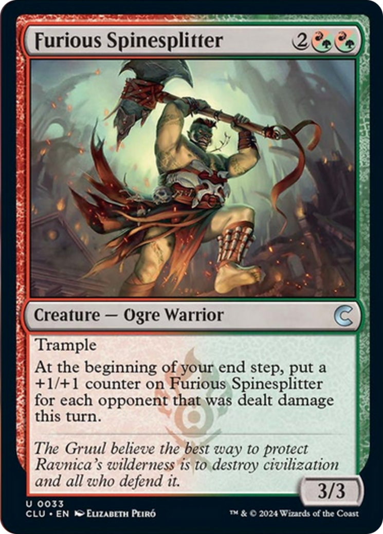 Furious Spinesplitter [Ravnica: Clue Edition] | Gear Gaming Fayetteville