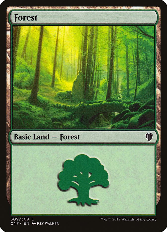 Forest (309) [Commander 2017] | Gear Gaming Fayetteville