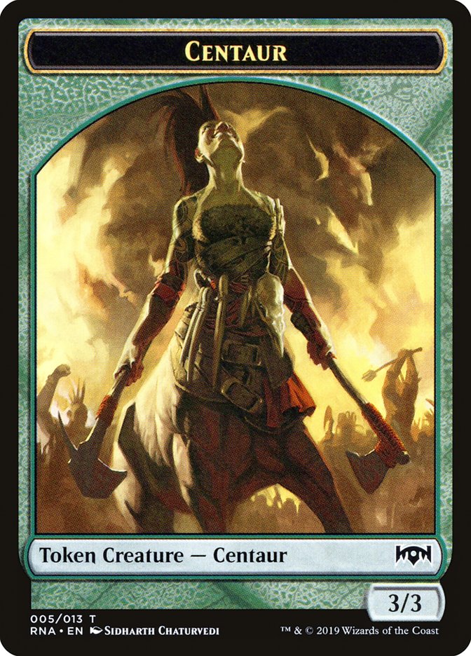 Centaur Token [Ravnica Allegiance Tokens] | Gear Gaming Fayetteville