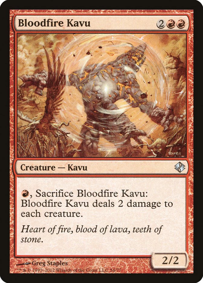 Bloodfire Kavu [Duel Decks: Venser vs. Koth] | Gear Gaming Fayetteville