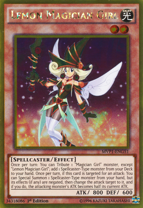 Lemon Magician Girl [MVP1-ENG51] Gold Rare | Gear Gaming Fayetteville