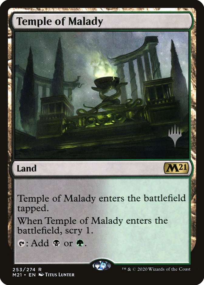 Temple of Malady (Promo Pack) [Core Set 2021 Promos] | Gear Gaming Fayetteville