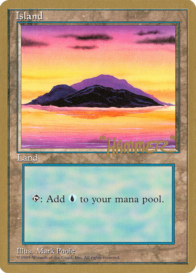 Island (shr368) (Shawn "Hammer" Regnier) [Pro Tour Collector Set] | Gear Gaming Fayetteville