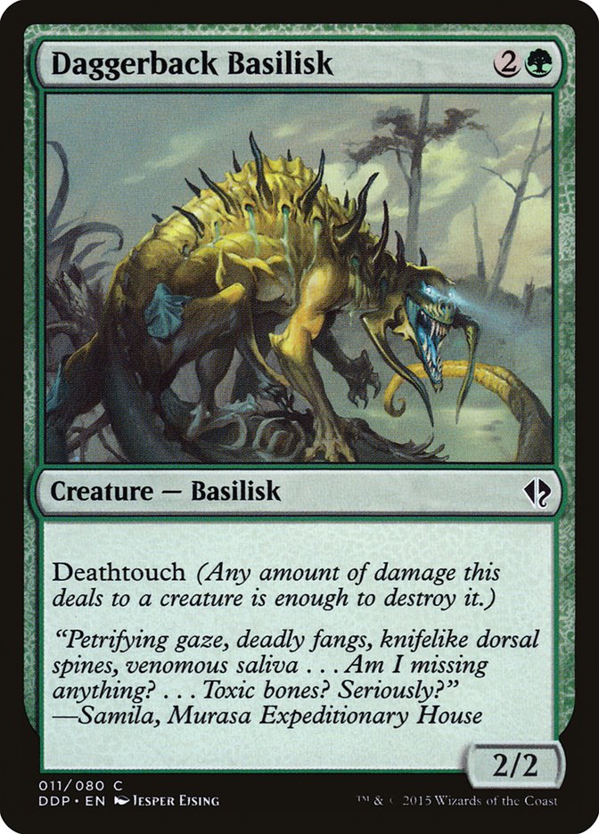 Daggerback Basilisk [Duel Decks: Zendikar vs. Eldrazi] | Gear Gaming Fayetteville