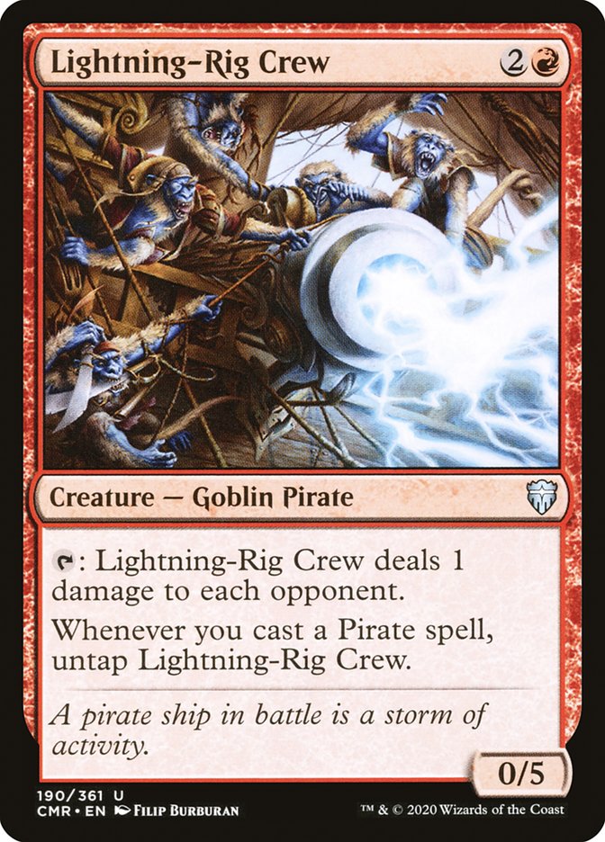 Lightning-Rig Crew [Commander Legends] | Gear Gaming Fayetteville