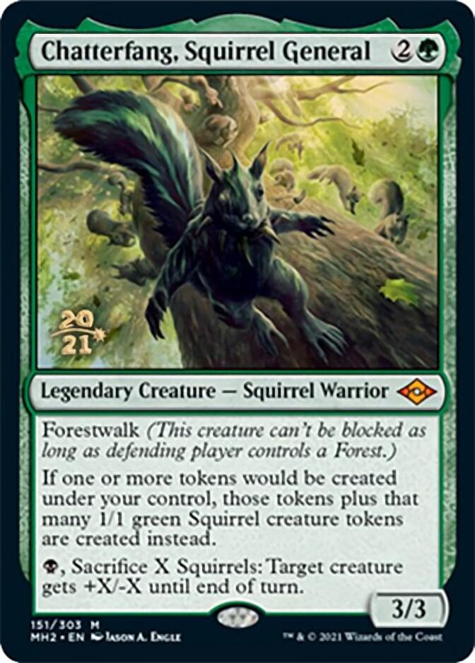 Chatterfang, Squirrel General [Modern Horizons 2 Prerelease Promos] | Gear Gaming Fayetteville