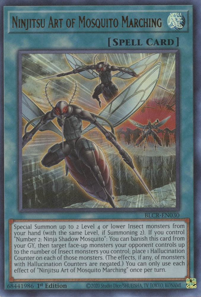 Ninjitsu Art of Mosquito Marching [BLCR-EN030] Ultra Rare | Gear Gaming Fayetteville