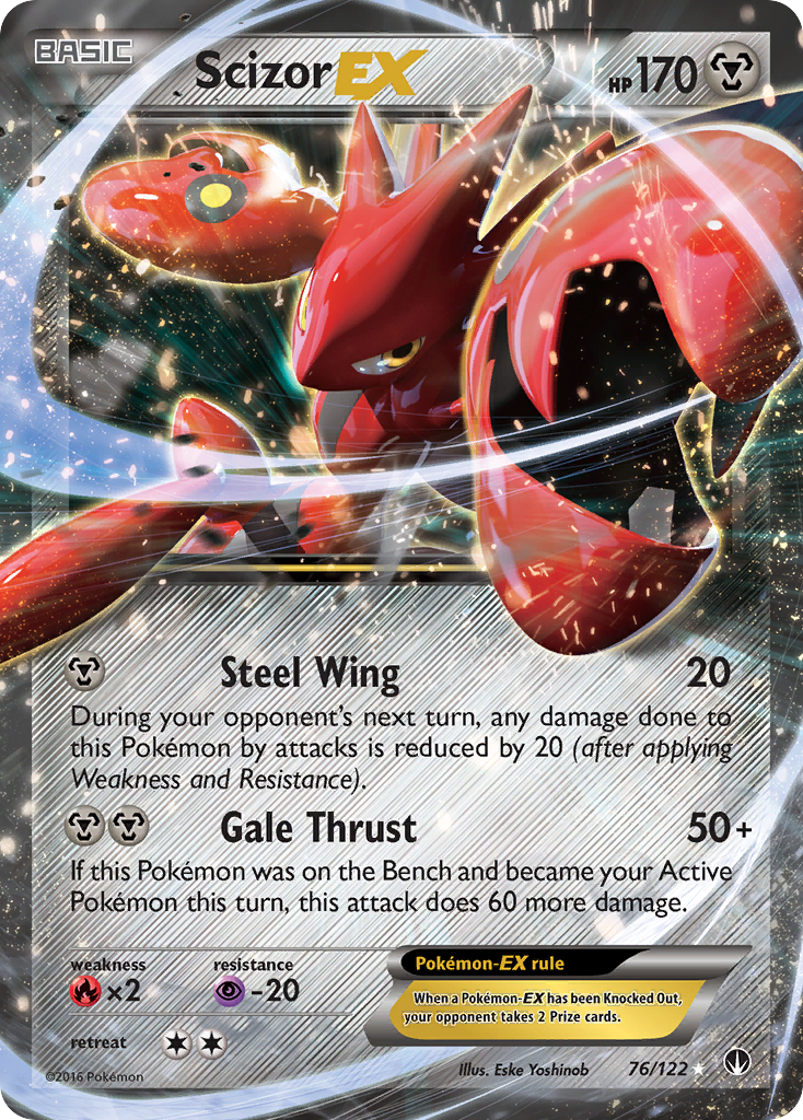 Scizor EX (76/122) [XY: BREAKpoint] | Gear Gaming Fayetteville