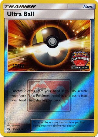 Ultra Ball (135/149) (NA Championship Promo Staff) [Sun & Moon: Base Set] | Gear Gaming Fayetteville