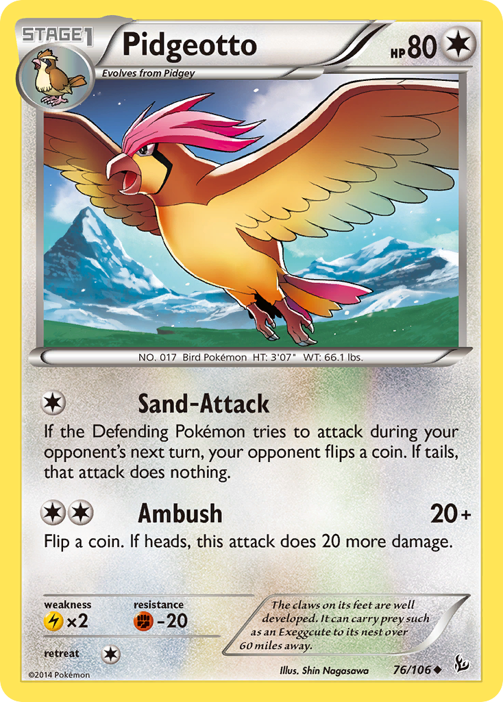 Pidgeotto (76/106) [XY: Flashfire] | Gear Gaming Fayetteville