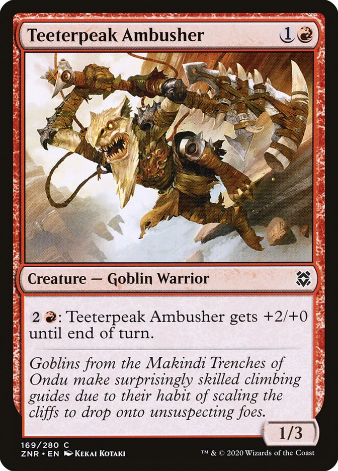 Teeterpeak Ambusher [Zendikar Rising] | Gear Gaming Fayetteville