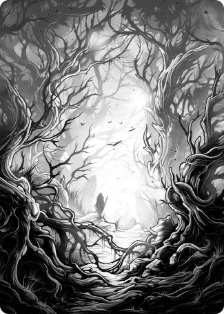 Forest 1 Art Card [Innistrad: Midnight Hunt Art Series] | Gear Gaming Fayetteville