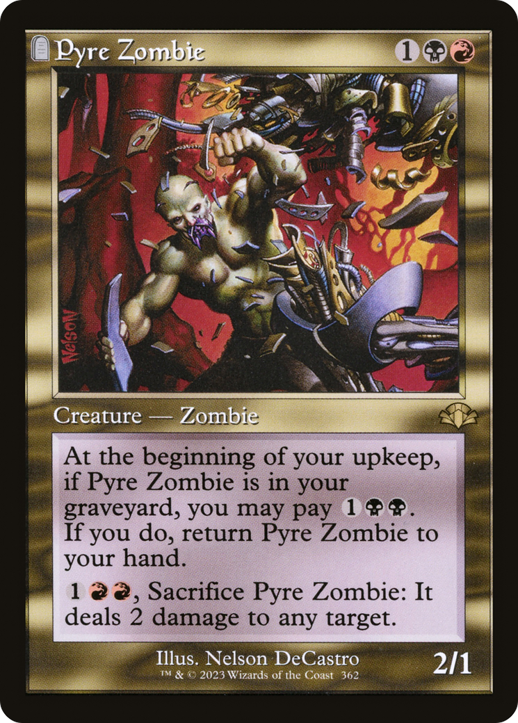 Pyre Zombie (Retro) [Dominaria Remastered] | Gear Gaming Fayetteville