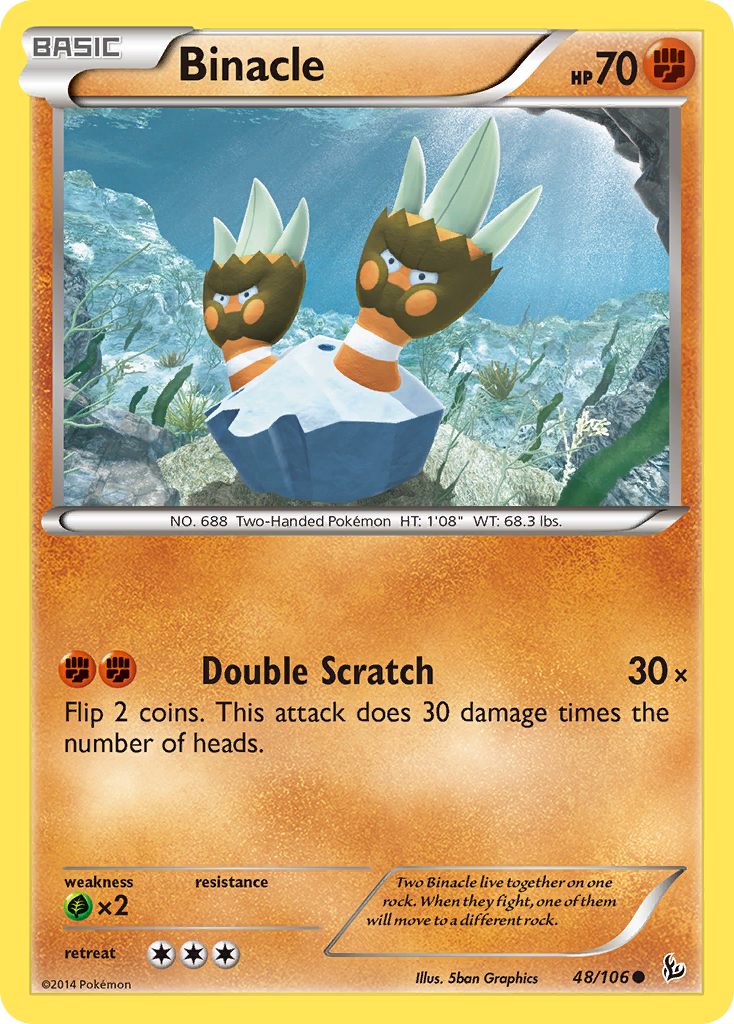 Binacle (48/106) [XY: Flashfire] | Gear Gaming Fayetteville