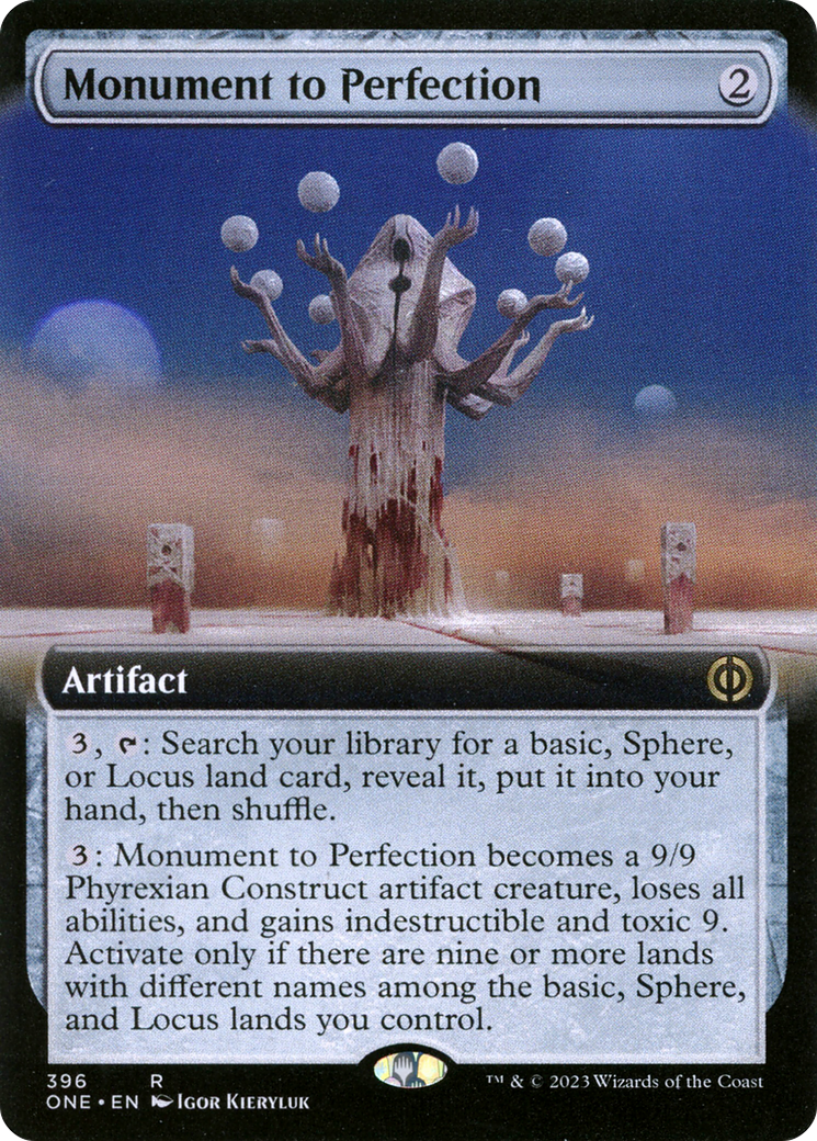 Monument to Perfection (Extended Art) [Phyrexia: All Will Be One] | Gear Gaming Fayetteville