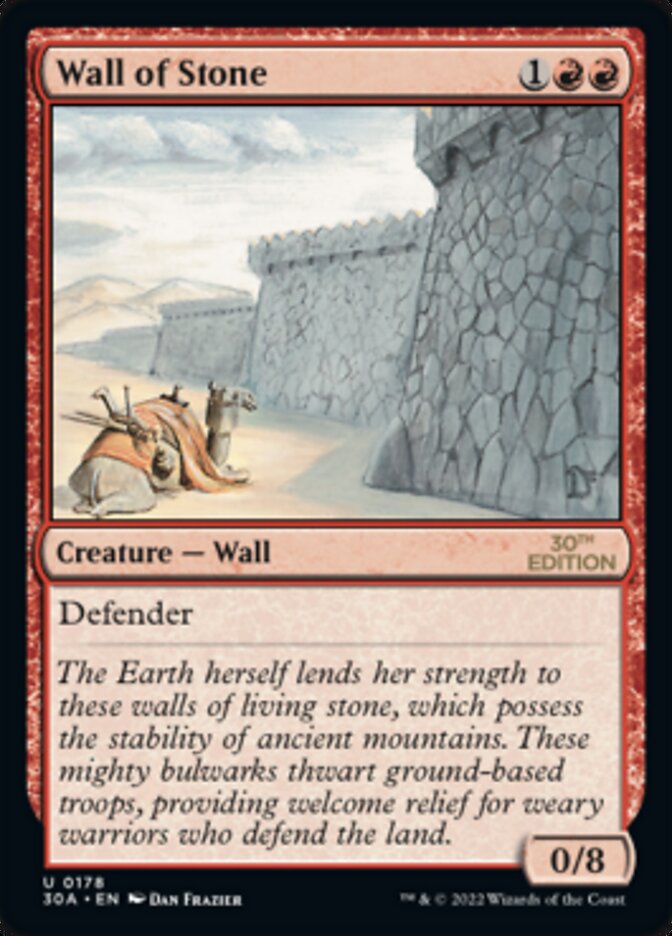 Wall of Stone [30th Anniversary Edition] | Gear Gaming Fayetteville