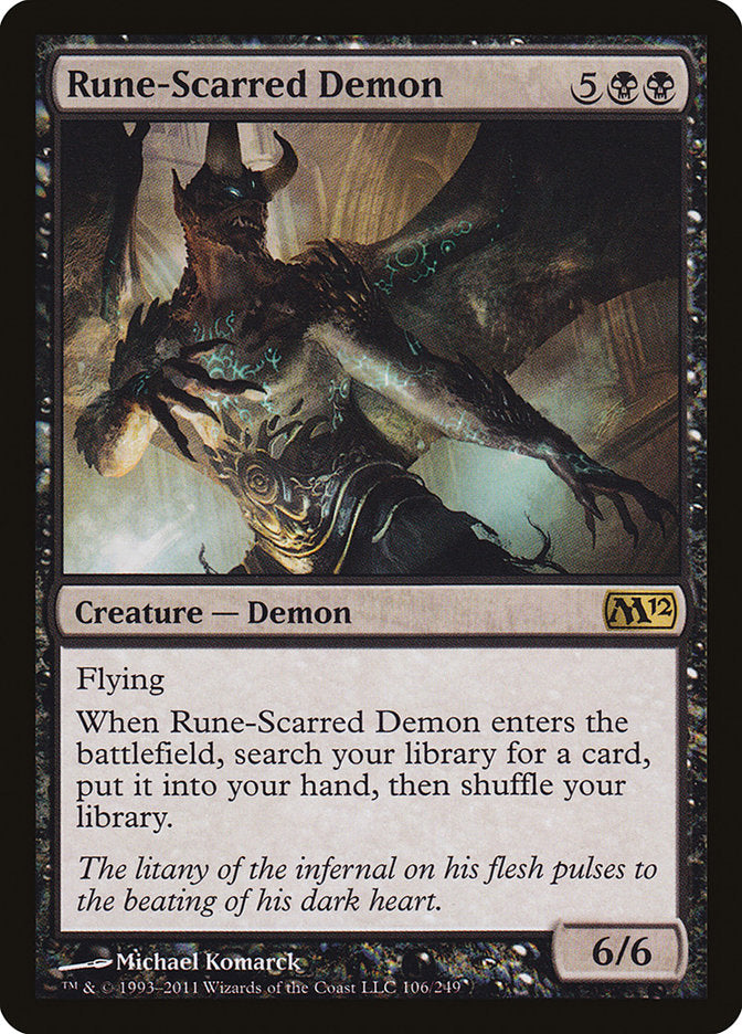 Rune-Scarred Demon [Magic 2012] | Gear Gaming Fayetteville