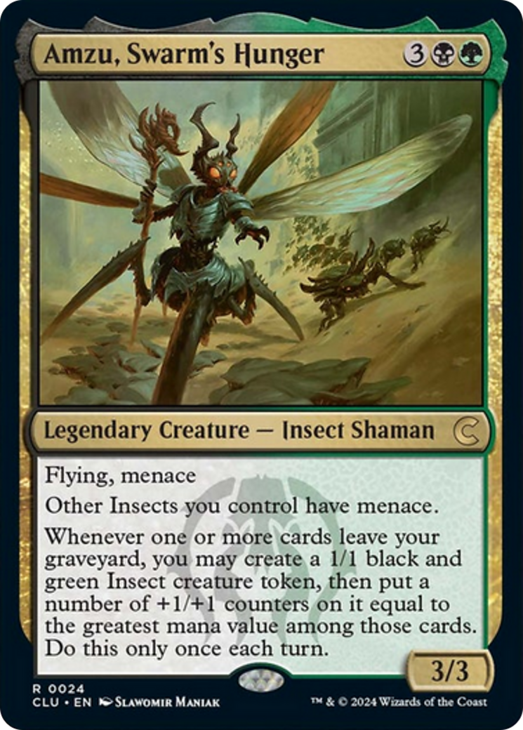 Amzu, Swarm's Hunger [Ravnica: Clue Edition] | Gear Gaming Fayetteville