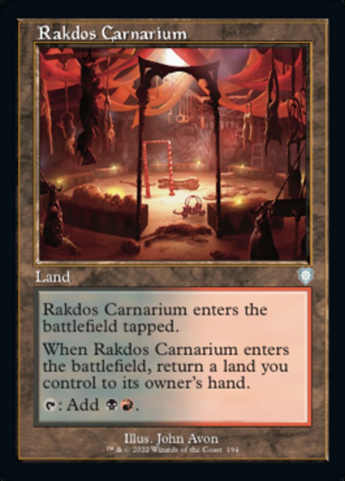 Rakdos Carnarium (Retro) [The Brothers' War Commander] | Gear Gaming Fayetteville