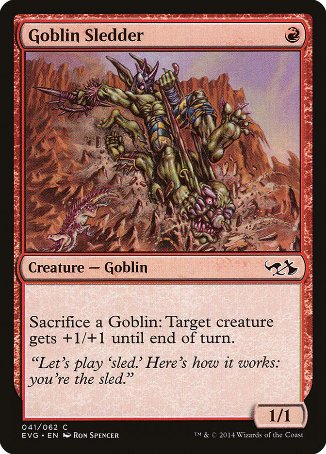 Goblin Sledder (Elves vs. Goblins) [Duel Decks Anthology] | Gear Gaming Fayetteville