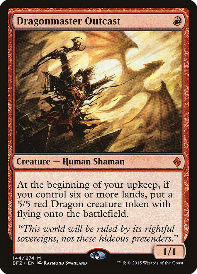 Dragonmaster Outcast [Battle for Zendikar] | Gear Gaming Fayetteville