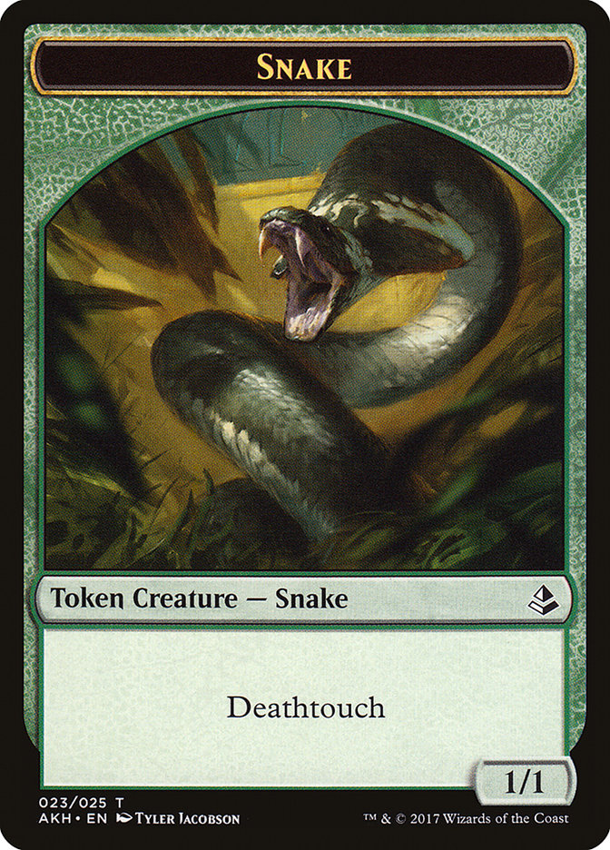 Snake Token [Amonkhet Tokens] | Gear Gaming Fayetteville