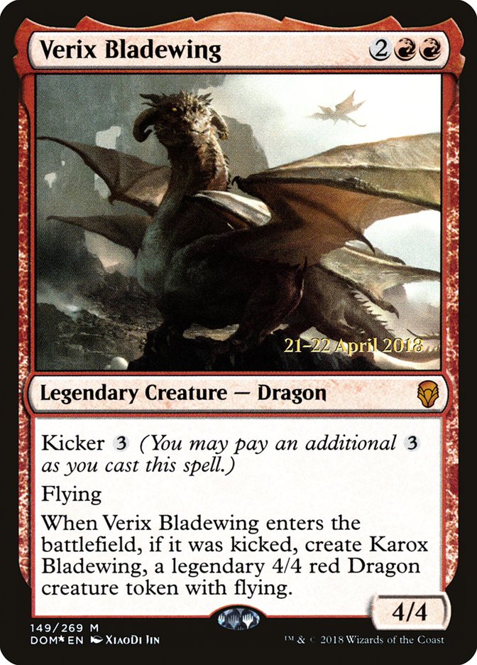 Verix Bladewing [Dominaria Prerelease Promos] | Gear Gaming Fayetteville