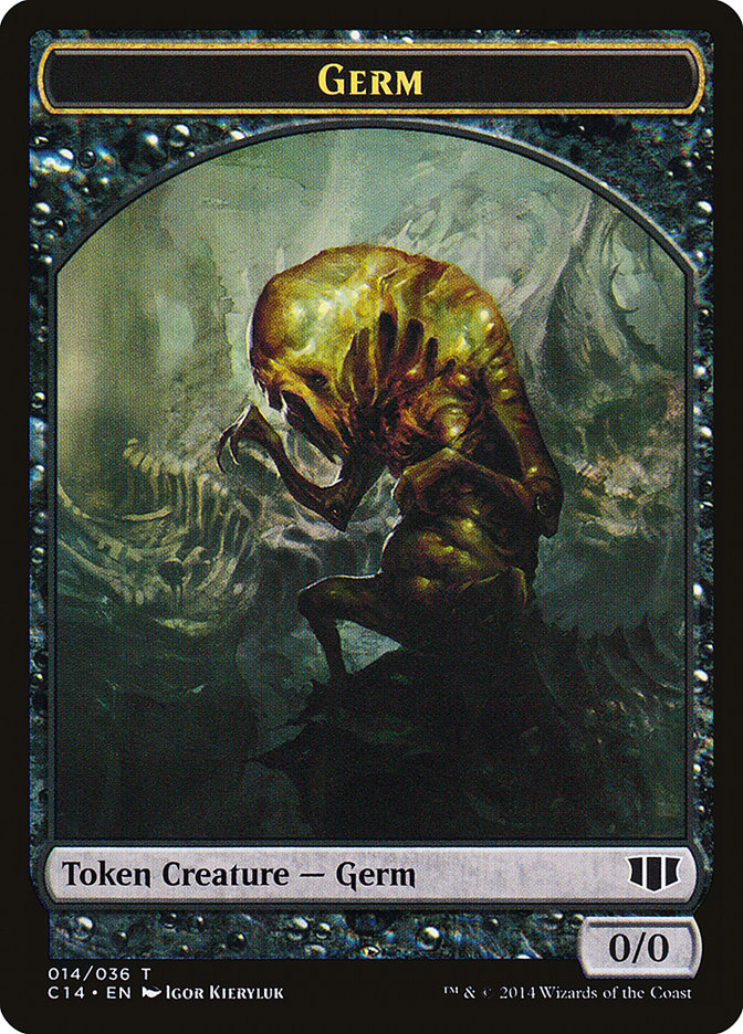 Stoneforged Blade // Germ Double-Sided Token [Commander 2014 Tokens] | Gear Gaming Fayetteville