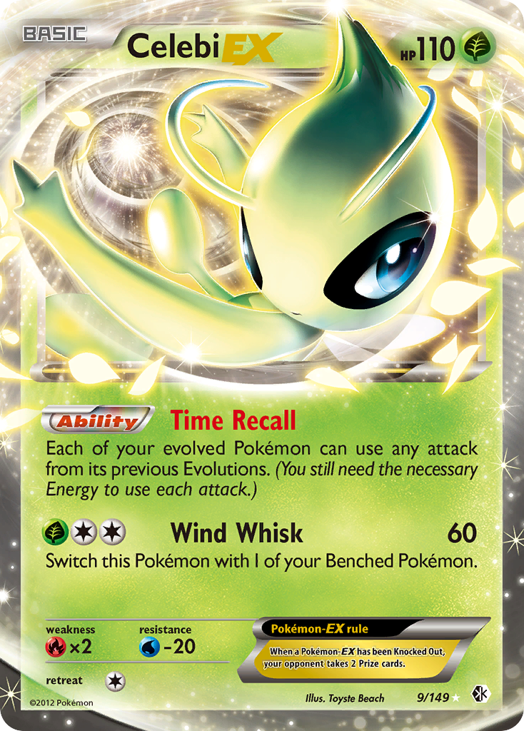 Celebi EX (9/149) [Black & White: Boundaries Crossed] | Gear Gaming Fayetteville