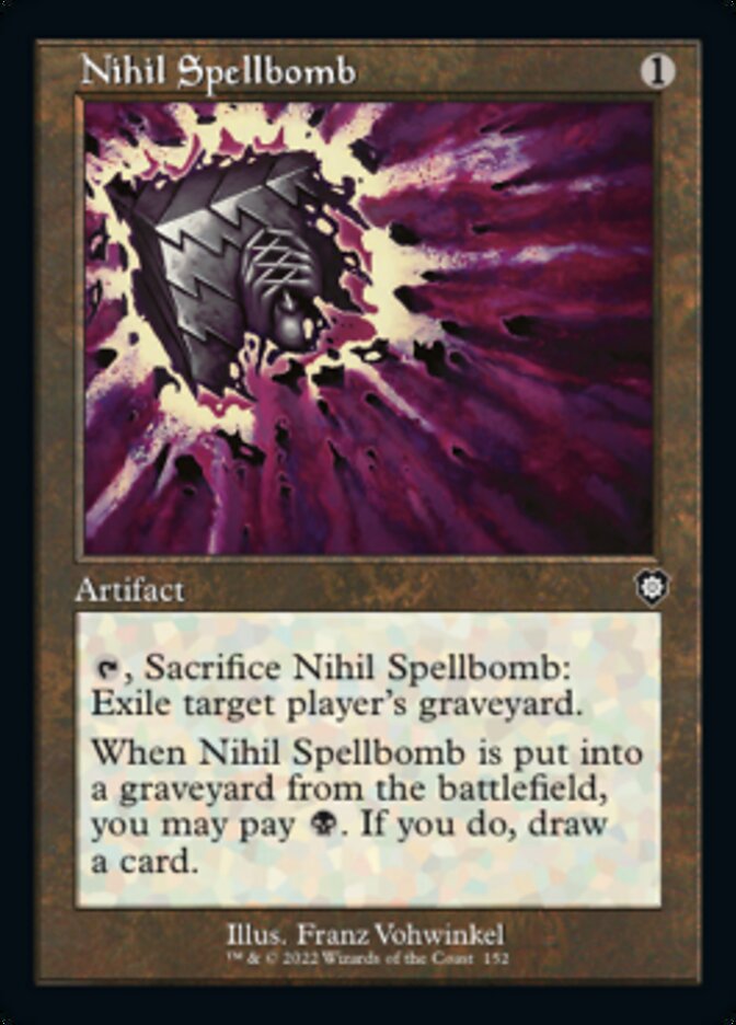 Nihil Spellbomb (Retro) [The Brothers' War Commander] | Gear Gaming Fayetteville