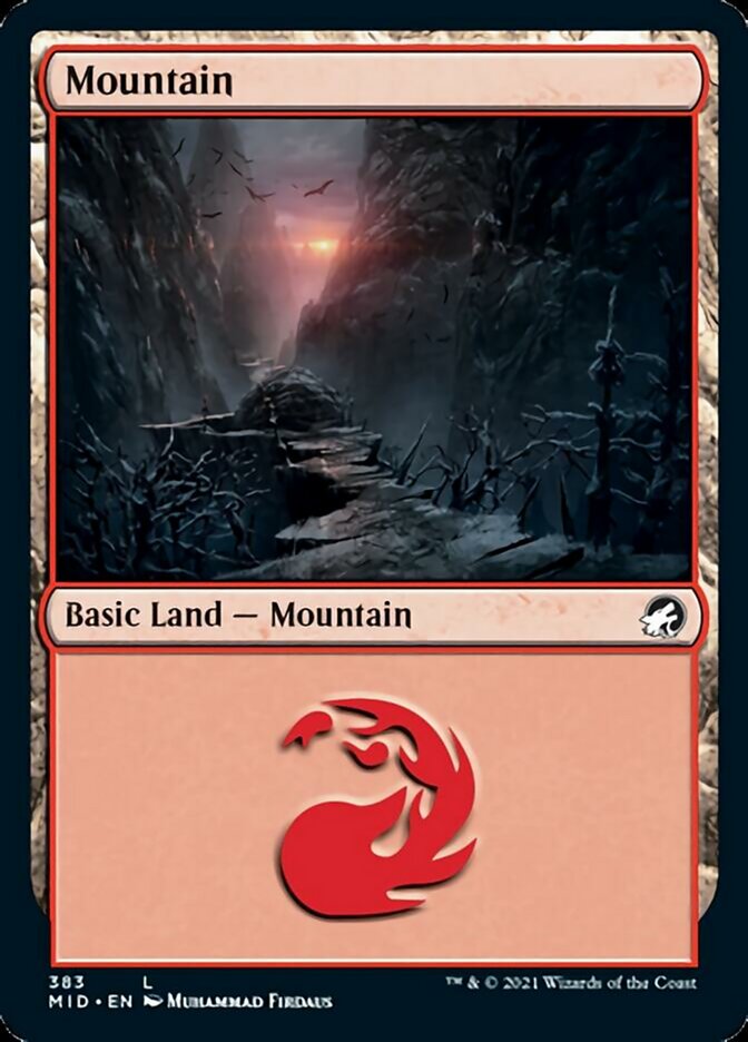 Mountain (383) [Innistrad: Midnight Hunt] | Gear Gaming Fayetteville