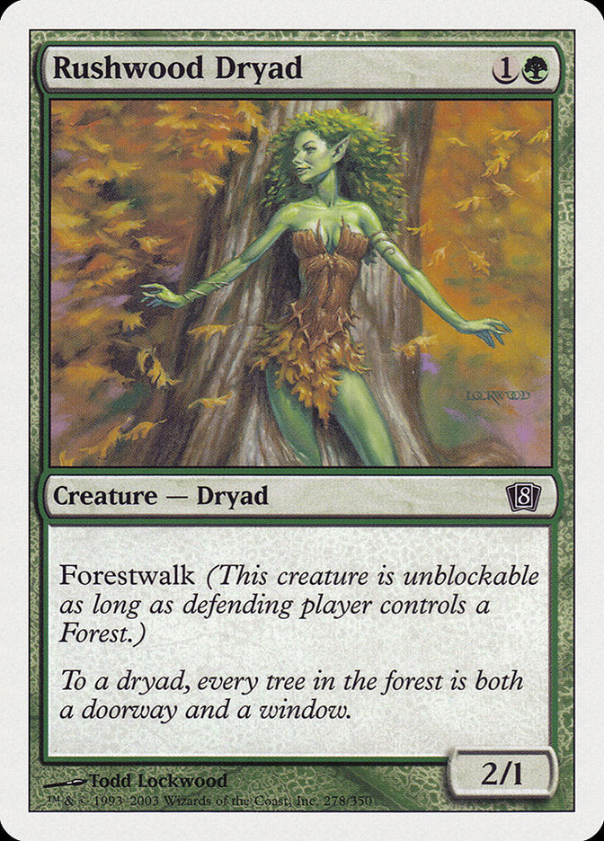 Rushwood Dryad [Eighth Edition] | Gear Gaming Fayetteville