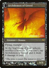 Ravenous Demon // Archdemon of Greed [Dark Ascension Prerelease Promos] | Gear Gaming Fayetteville