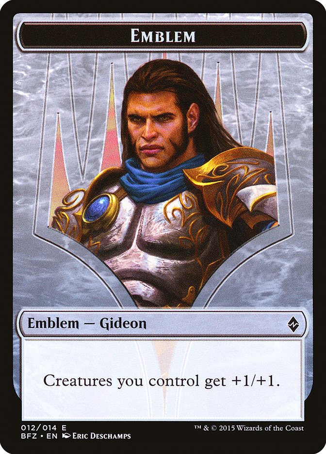 Gideon, Ally of Zendikar Emblem [Battle for Zendikar Tokens] | Gear Gaming Fayetteville