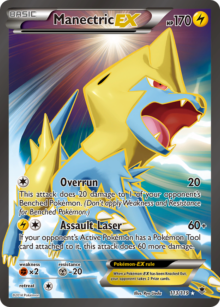 Manectric EX (113/119) [XY: Phantom Forces] | Gear Gaming Fayetteville