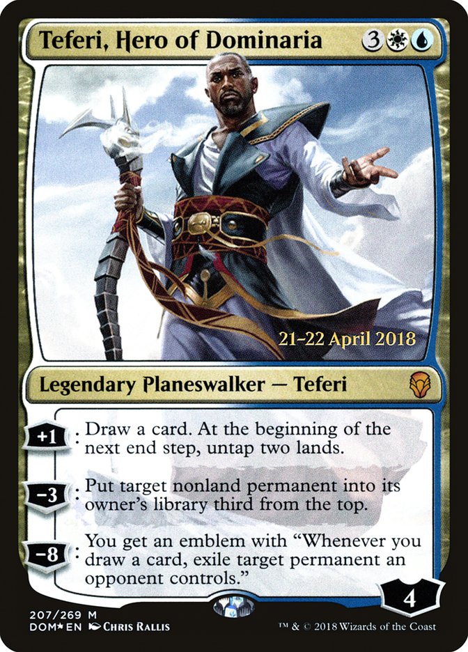 Teferi, Hero of Dominaria [Dominaria Prerelease Promos] | Gear Gaming Fayetteville