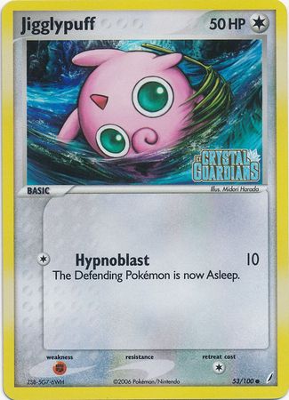 Jigglypuff (53/100) (Stamped) [EX: Crystal Guardians] | Gear Gaming Fayetteville