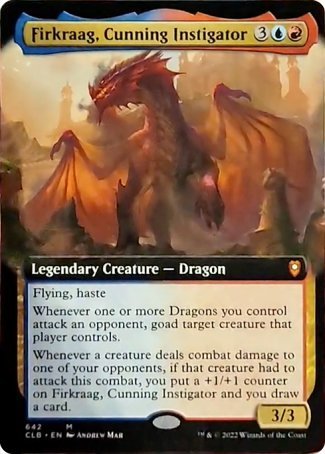 Firkraag, Cunning Instigator (Extended Art) [Commander Legends: Battle for Baldur's Gate] | Gear Gaming Fayetteville