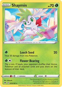 Shaymin (015/185) [Sword & Shield: Vivid Voltage] | Gear Gaming Fayetteville