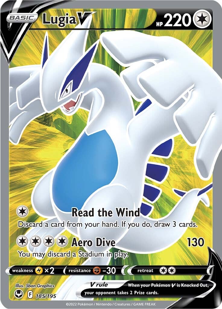 Lugia V (185/195) [Sword & Shield: Silver Tempest] | Gear Gaming Fayetteville